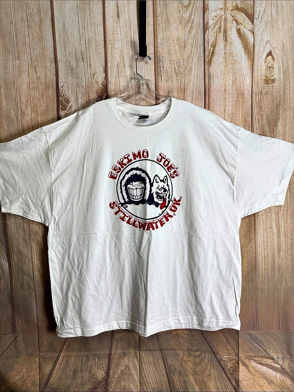 NWOT Eskimo Joe's Classic T-Shirt Graphic Short Sleeve Tee in White Mens Size 3X